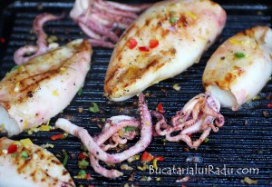 calamari marinati la grill reteta culinara